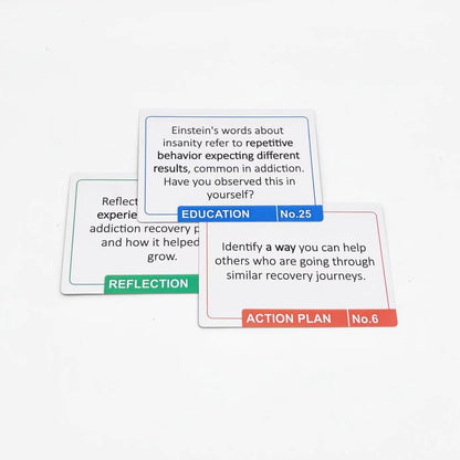 200 Addiction Recovery Cards for Engaging Group Therapy & Conversations – Icebreaker Tools for Addressing Substance Abuse, Mental Health Enhancement, and Preventing Relapse