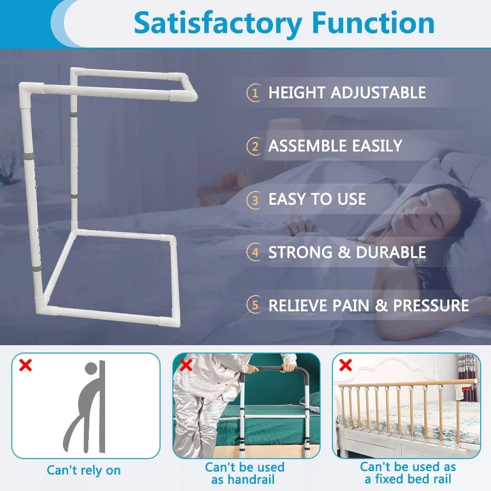 Blanket Lifter for Feet Bed Sheet Lift Foot Cradle Hospital Bed Toe Tent Blanket Support 26"-34" Adjustable Holder Bar Ankle Leg Knee Surgery Recovery Supplies