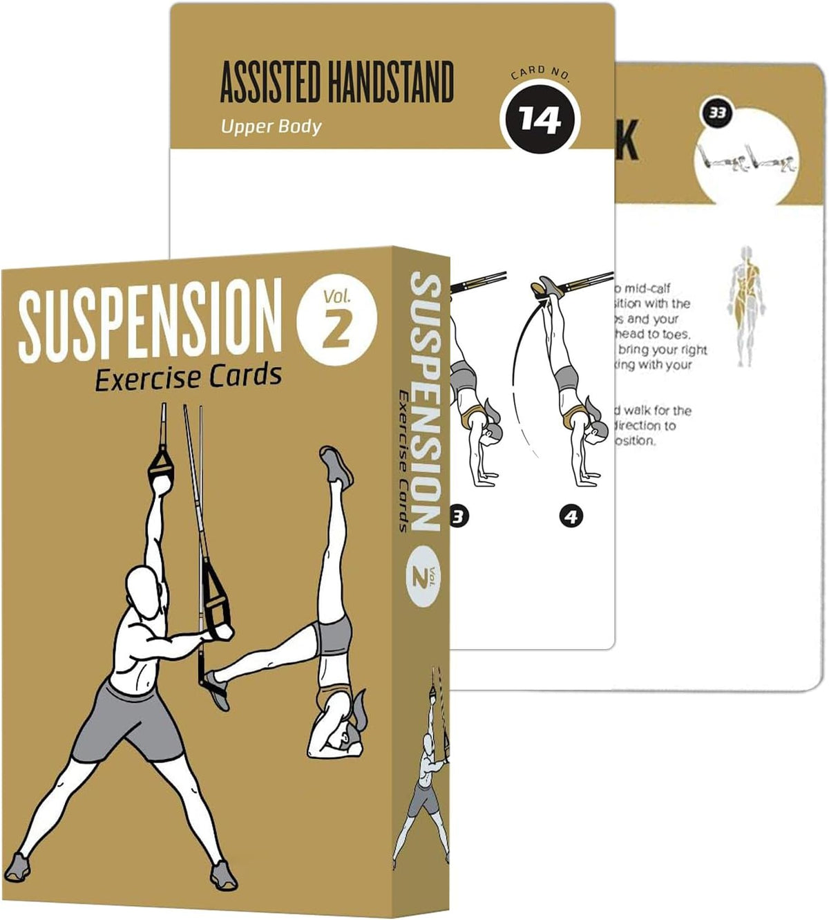 Half Balance Ball Workout Cards, 62 Exercises Cards Deck Large Size 5" x 3.5" Fitness Cards for Women & Men, Beginner Fitness Guide to Training Exercises at Home or Gym