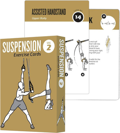 Half Balance Ball Workout Cards, 62 Exercises Cards Deck Large Size 5" x 3.5" Fitness Cards for Women & Men, Beginner Fitness Guide to Training Exercises at Home or Gym