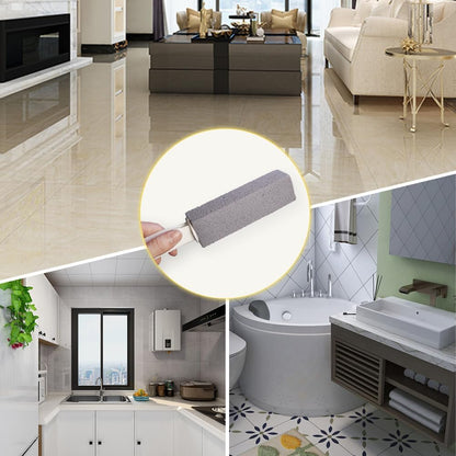 Pumice Stone for Toilet Cleaning, Pumice Cleaning Stone with Handle, Toilet Cleaner, Pumice Stone, Toilet Wand, Toilet Bowl Cleaner Brush, Toilet Brush (2PCS Gray)