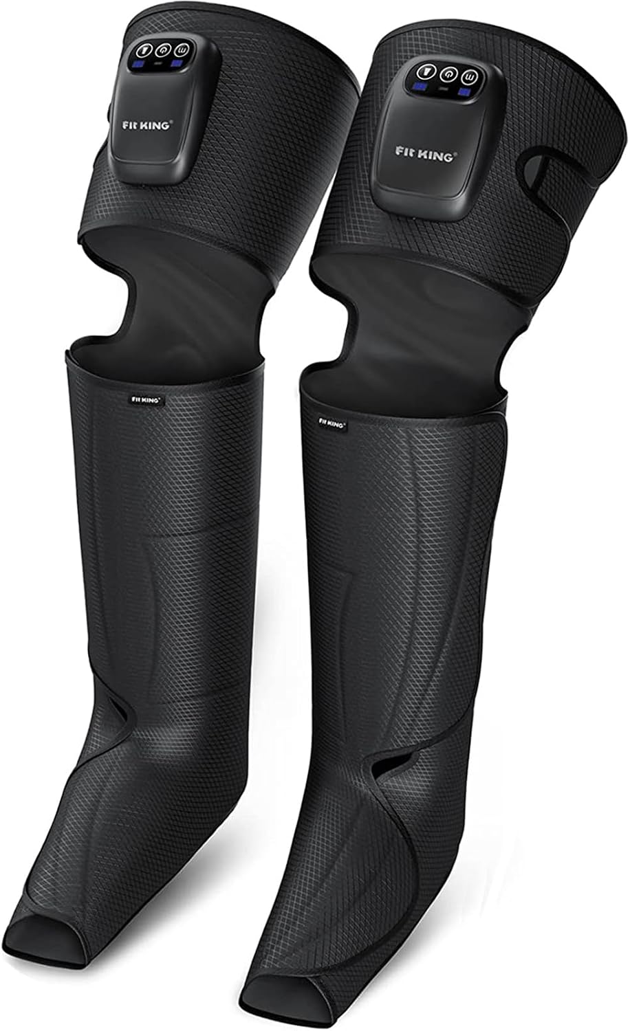 FIT KING Cordless Leg Compression Massager, Foot and Calf Massage Boot