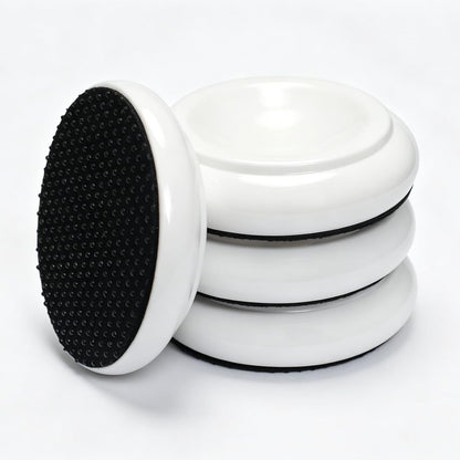 4 Pcs Solid Wood Upright Piano Caster Cups,Furniture Caster Cups,HilerPunk Sofas Beds Chairs Wheel Caster Cups Pads,with Non-Slip & Anti-Noise Felt Pads,for Hardwood Floor Protectors-Natural Wood