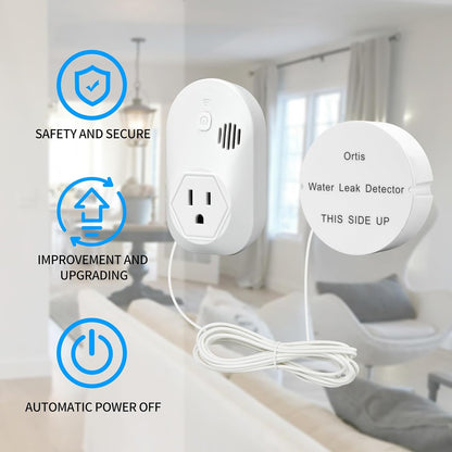 Ortis Water Alarm Leak Detector, 95 dB Loud Alarm, Prevent Serious Floods and Water Damage