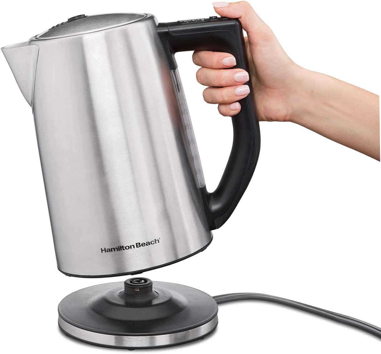 Hamilton Beach 41025 Electric Variable Temperature Stainless Steel Tea Kettle