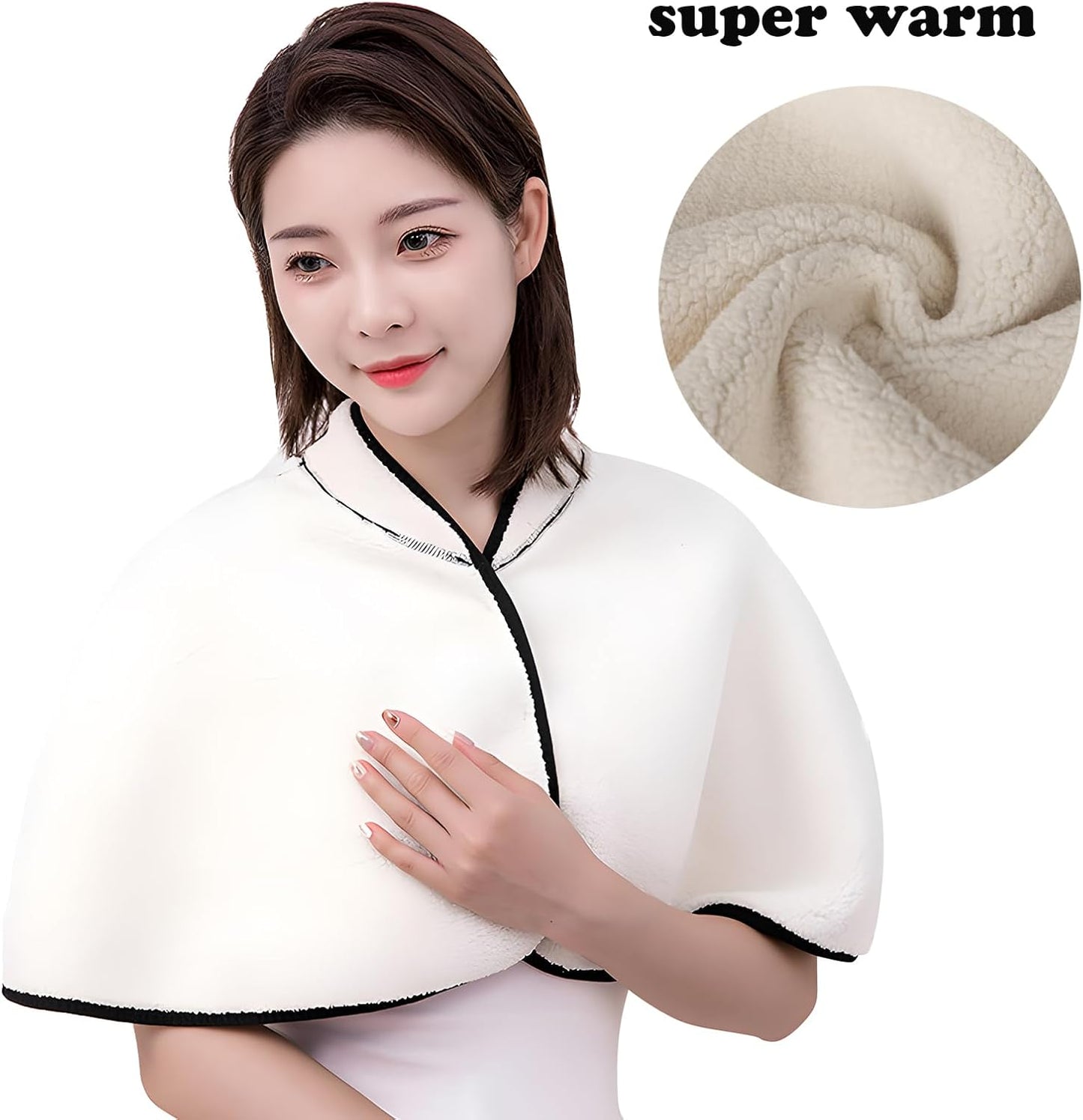 haozaikeji Women Thermal Shoulder Wraps Shoulder Support Warmer Heat Shawl Elderly Pregnant Warm Cape Pain Relief Arthritis
