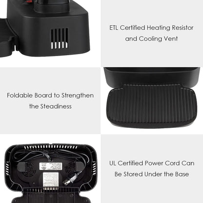 COSTWAY Electric Shoe Dryer, Double Free-Retractable Tubes for Boot, Glove, Suitable for Home, Hotel, Office