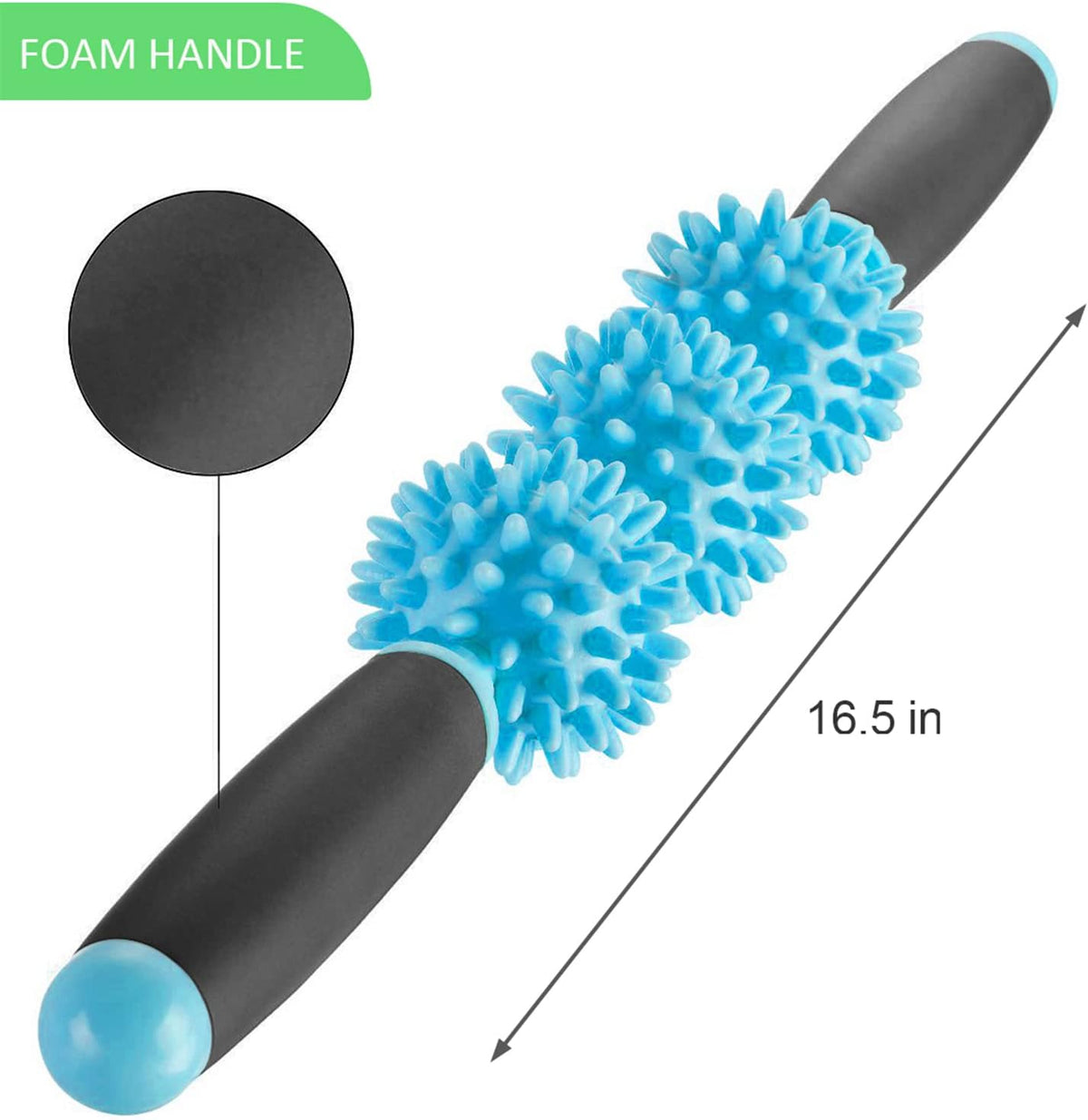 Coolife Fascia Muscle Roller, Cellulite Massager, Fascia Roller Stick