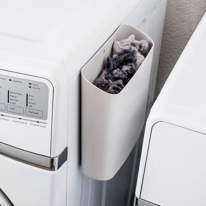 Simplation Magnetic Lint Bin for Laundry Room Storage, Lint Holder Bin | Magnetic Lint Bin, Plastic Lint Trash Can for Laundry Room