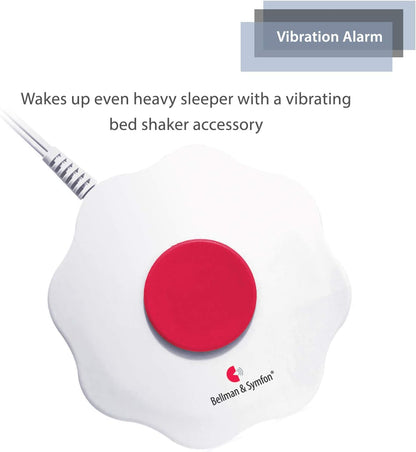 Bellman & Symfon Bed Shaker - Vibration Alert for Deaf and Hard of Hearing - Emergency Notification Aid for Seniors and Assisted Living Support - Not a Standalone Product - Bellman Accessory