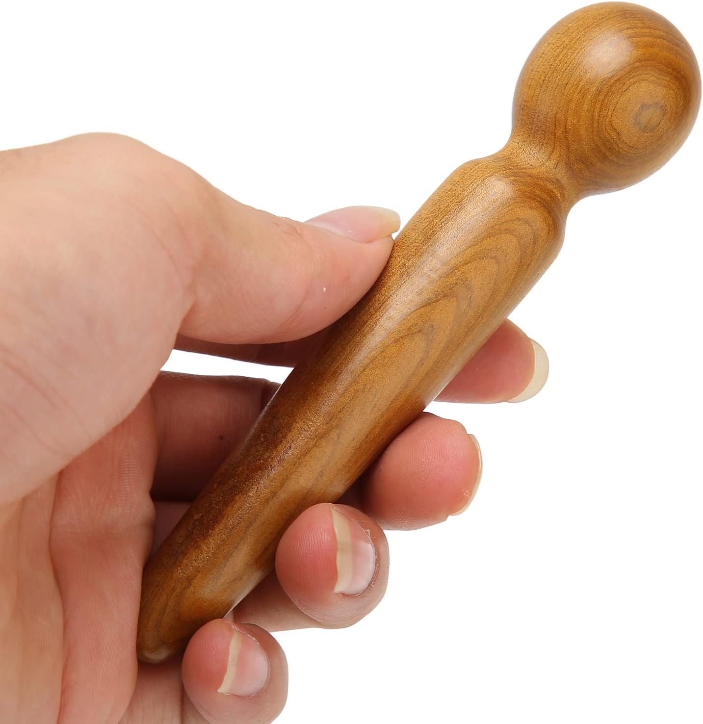 Dioche Reflexology Foot Massage Wooden Stick, Wood Health Treatment Traditional Tool Manual Massager for Travel
