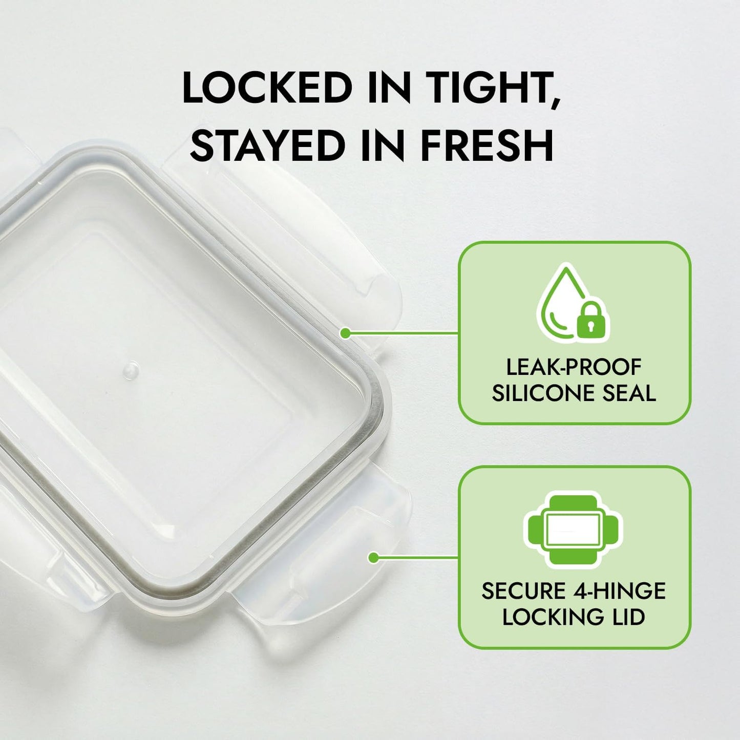 11.4 Cup Produce Saver Container for Fridge with Colander 2.7L | Airtight Fruit & Vegetable Storage Bin, Removable Strainer Basket, BPA-Free, Stackable, White Colander