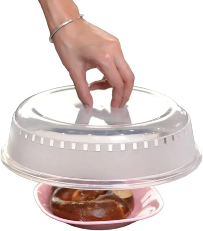 Microware Food Cover, Microwave Food Cover Splatter, 10.5 x 10.5 x 2.625 Inch, Food Cover, 1 PC