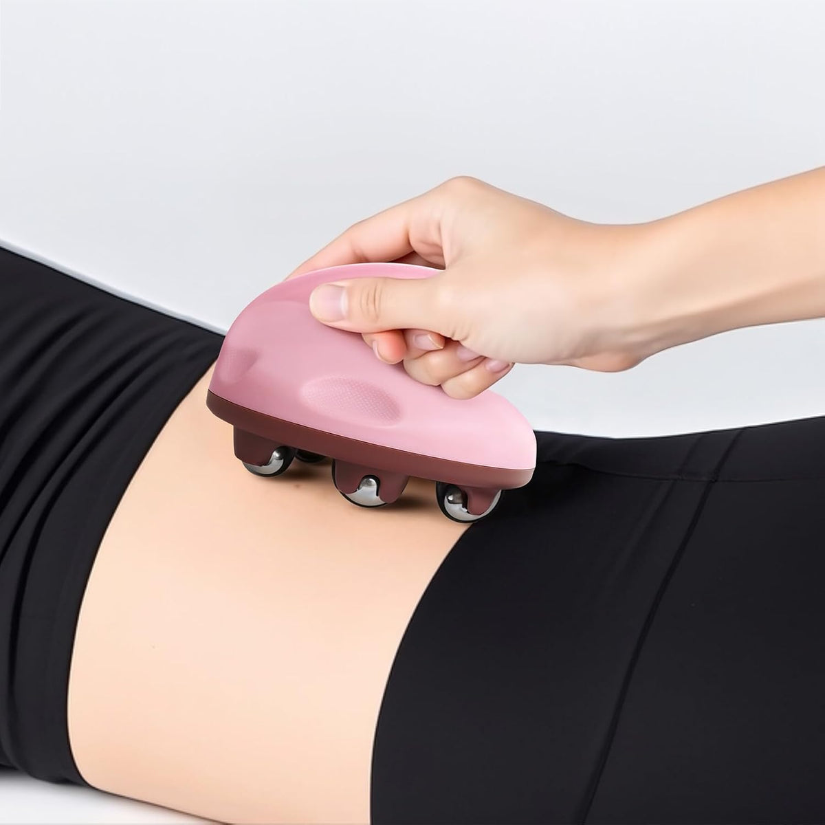 Lymphatic Massage Roller for Cellulite Remover Body Sculpting - Handheld Cellulite Massage Tool for Body Bloat Blood Circulation Lymphatic Drainage Blue