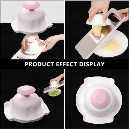 Homoyoyo 2pcs Pink Plastic Finger Guards for Vegetable Grater Hand Protection, Anti-Cut Kitchen Hand Guards for Shredding and Slicing Vegetables Safety