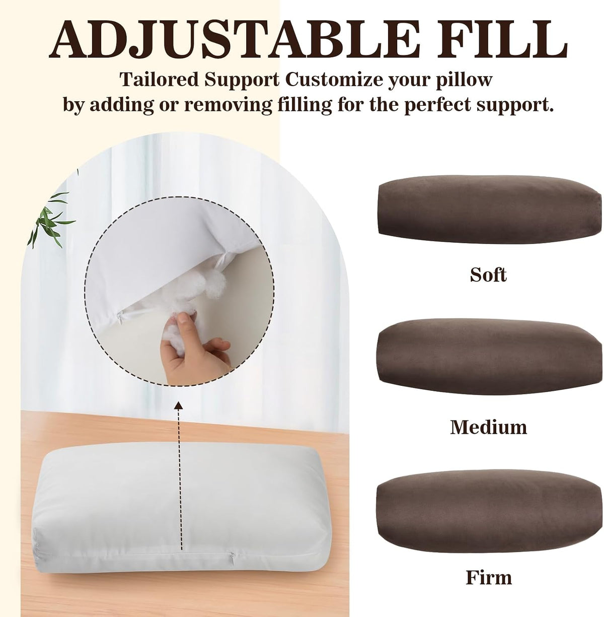 Recliner Headrest Pillow, Adjustable Comfort Neck & Head Support Pillow