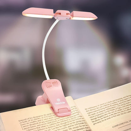 Vekkia 14 LED Rechargeable Book Light for Reading at Night