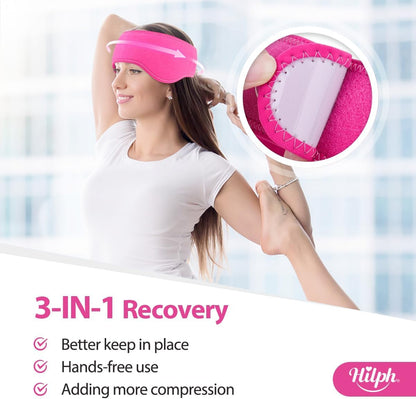Hilph Headache Ice Pack Wrap, Adjustable Migraine Ice Head Wrap