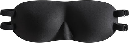 ALASKA BEAR Sleep Mask 2 Straps, Mulberry Silk, Twin Thin Elastic Bands Stay Put All Night, Smooth Eye Mask Two Adjustable Head Strings and Nose Baffle