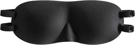 ALASKA BEAR Sleep Mask 2 Straps, Mulberry Silk, Twin Thin Elastic Bands Stay Put All Night, Smooth Eye Mask Two Adjustable Head Strings and Nose Baffle