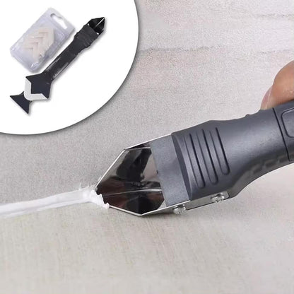 2 Pack 3-IN-1 Caulk Tool for Removal and Application, for Bathroom, Kitchen, Flooring, Windows, Sinks and Frames Seal