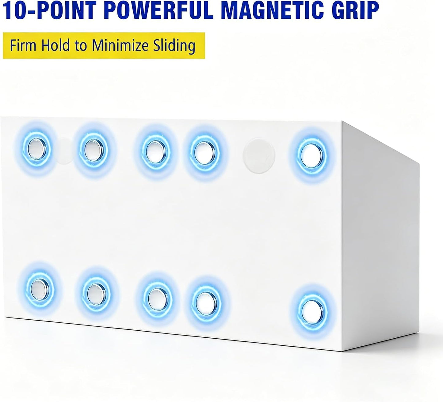 Magnetic Marker Holder for Whiteboard, Fridge, Teacher Must Have | Acrylic Magnet Dry Erase Pen Holder for Refrigeator, Anti-slip Pencil Holder for Classroom, Locker Organizer Accessories