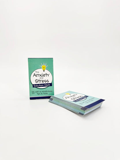 The Anxiety and Stress Solution Deck: 55 CBT & Mindfulness Tips & Tools