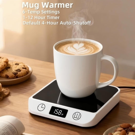 Coffee Mug Warmer & Candle Warmer 2-in-1, Electric Cup Warmer for Desk