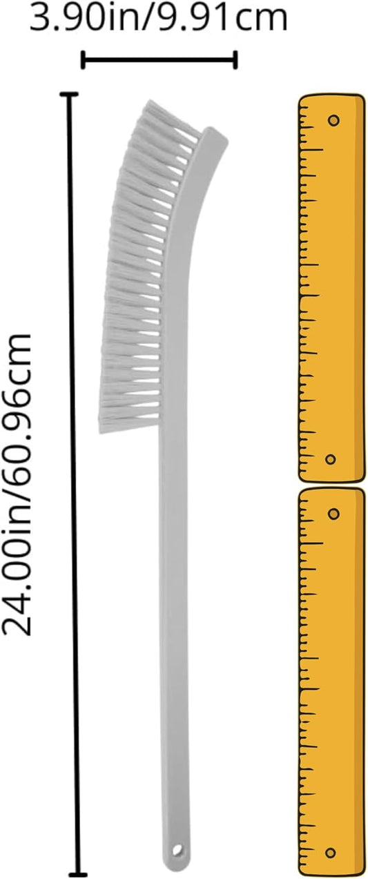 SPARTA Plastic Narrow Radiator Brush for Dusting Between Radiators, Vents, And Ducts, 24 Inches, Green