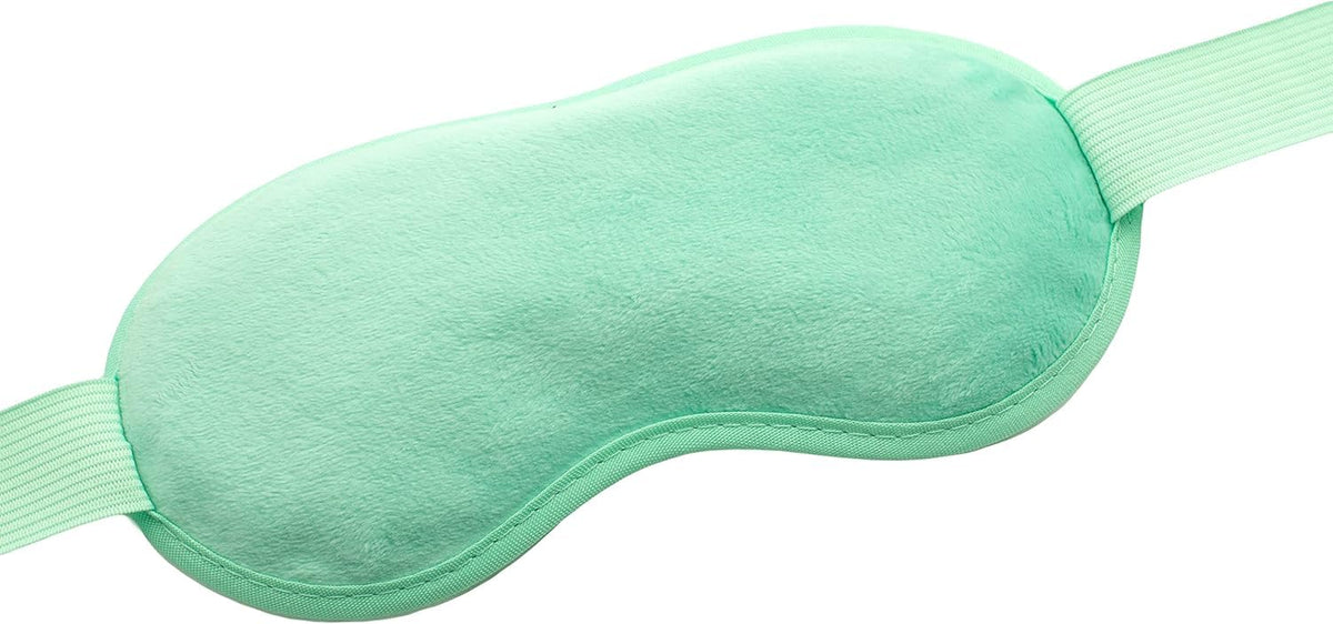 Fisura - Black Cooling Gel Eye Mask for Migraine Relief – Reusable Cold Eye Mask for Puffy Eyes & Dark Circles, Hot & Cold Therapy for Headache & Sinus Pain with Storage Pouch, 7.28 x 3.54 in