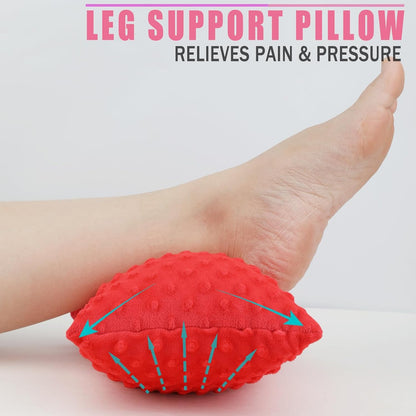 Comfortable Padding Knee Pillow for Side Sleepers Leg Support Pillows Hip Replacement Back Pain Relief Pressure off After Surgery between Thighs Joints Side Sleeping Men Women, Painting Flower