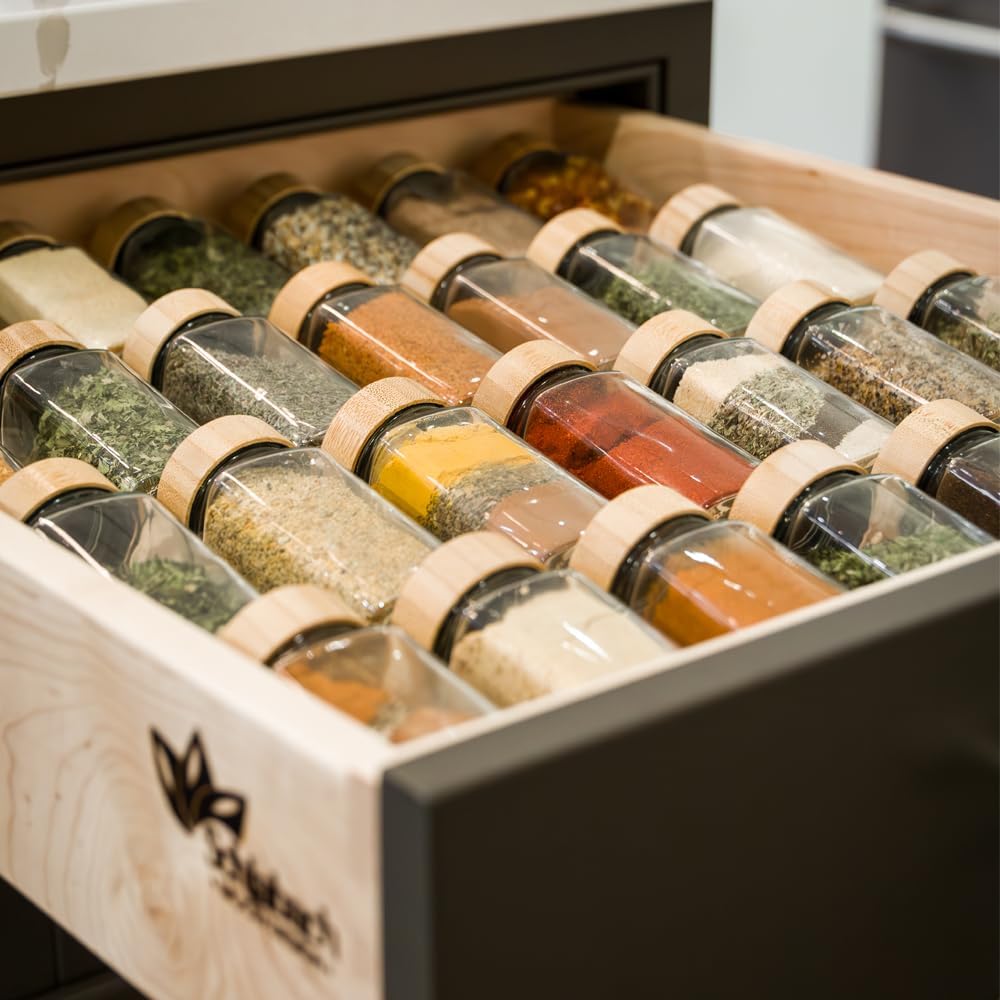 Wood Spice Drawer Organizer Insert