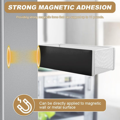 Magnetic Shelf for Washer & Dryer, Laundry Room Organizer, 11lb Capacity | Magnetic shelf sticks to washer, dryer & fridge. Holds 11lb. Use as lint bin or storage. For laundry & small spaces.