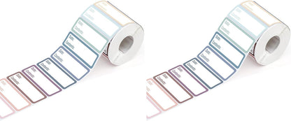 1000 Food Labels, 1 x 3 Inch Removable Freezer Date Stickers, Colorful
