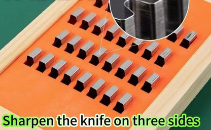 Korean Carrot Grater, Wooden Vegetable Grater with Hand Guard, 4mm Stainless Steel Shredder for Cabbage, Onion, Cheese, Heavy Duty Kitchen Tool (11.0" × 3.7")