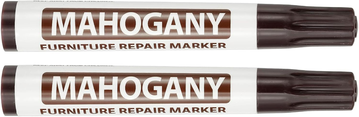PATIKIL 2Pcs Furniture Markers Touch Up, Furniture Repair Kit Wood Markers for Scratches Wood Floor Holes Tables, White
