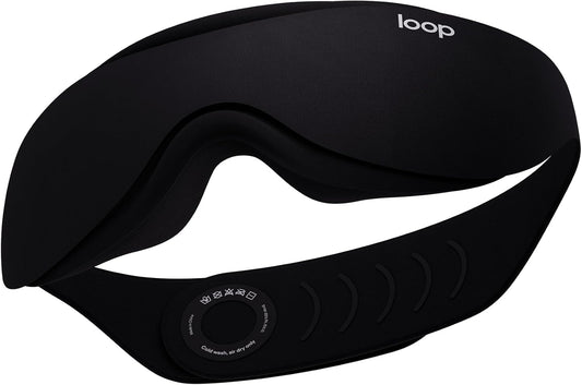 Loop Eclipse Sleep Mask – Premium Light-Blocking Eye Mask for Sleep | For Travel, Napping & Side Sleepers. Deeper Darkness for Easier Rest. Face-Hugging Fit with Eyelash Clearance