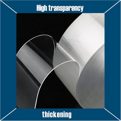 Transparent Window Weather Sealing Tape，2.75-Inch x 50ft，Clear Window Draft Isolation Sealing Film Tape，Clear Draft Stopper Adhesive Tape for Doors, Windows and Shower Glass Gaps. (2.75-Inch x 50FT)