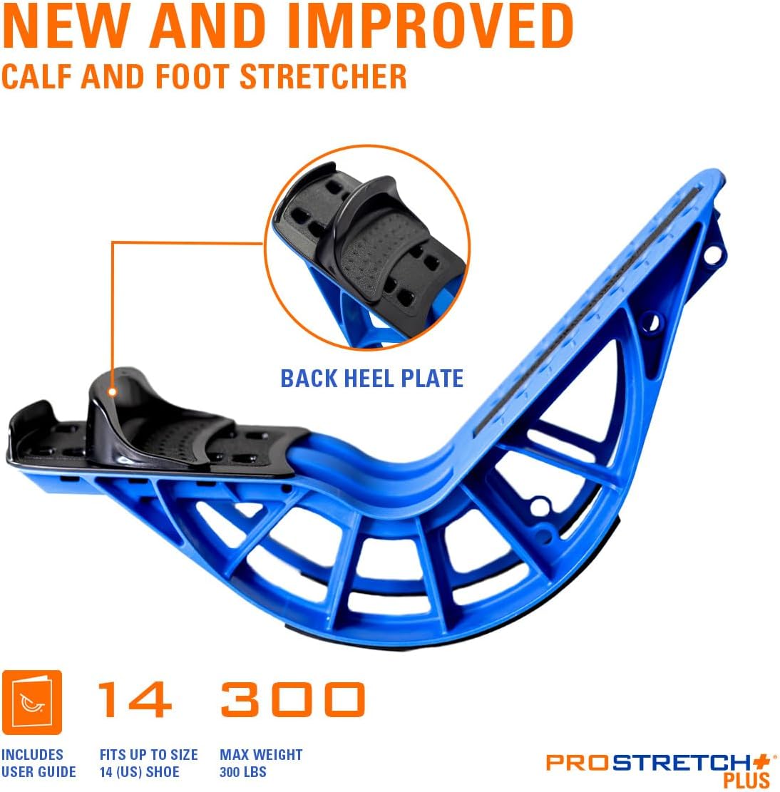 ProStretch Plus Calf Stretcher & Tuli's Plantar Fasciitis Insoles for Plantar Fasciitis Relief