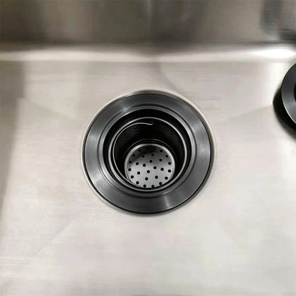 GZILA Kitchen Sink Drain Basket Only, 3-inch Basket for Kitchen Sink Strainer Replacement, Deep Cup Strainers with Handle, SUS 304 Stainless Steel