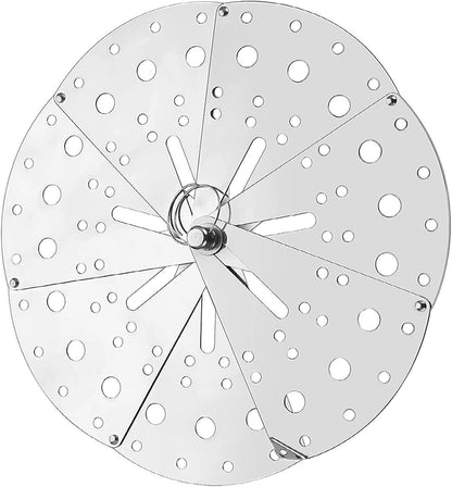 Multifunctional Adjustable Stainless Steel Spill Stopper Lid, Anti-overflow Pot Cover with Extendable Size for Kitchen Cooking and Household Use