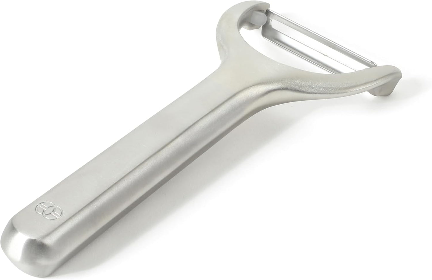 Calphalon Edge Stainless Steel Y Vegetable Peeler w/Thermoplastic Rubber Handle - Navy Blue