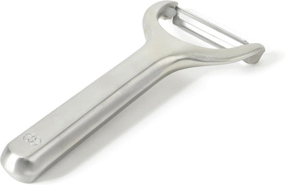 Calphalon Edge Stainless Steel Y Vegetable Peeler w/Thermoplastic Rubber Handle - Navy Blue