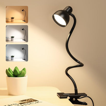 Clip on Reading Light for Bed 3 Color Modes Teal