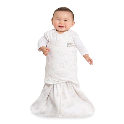 HALO 100% Cotton Sleepsack Swaddle, 3-Way Adjustable Wearable Blanket, TOG 1.5, Pink Floral, Newborn, 0-3 Months - Colors B