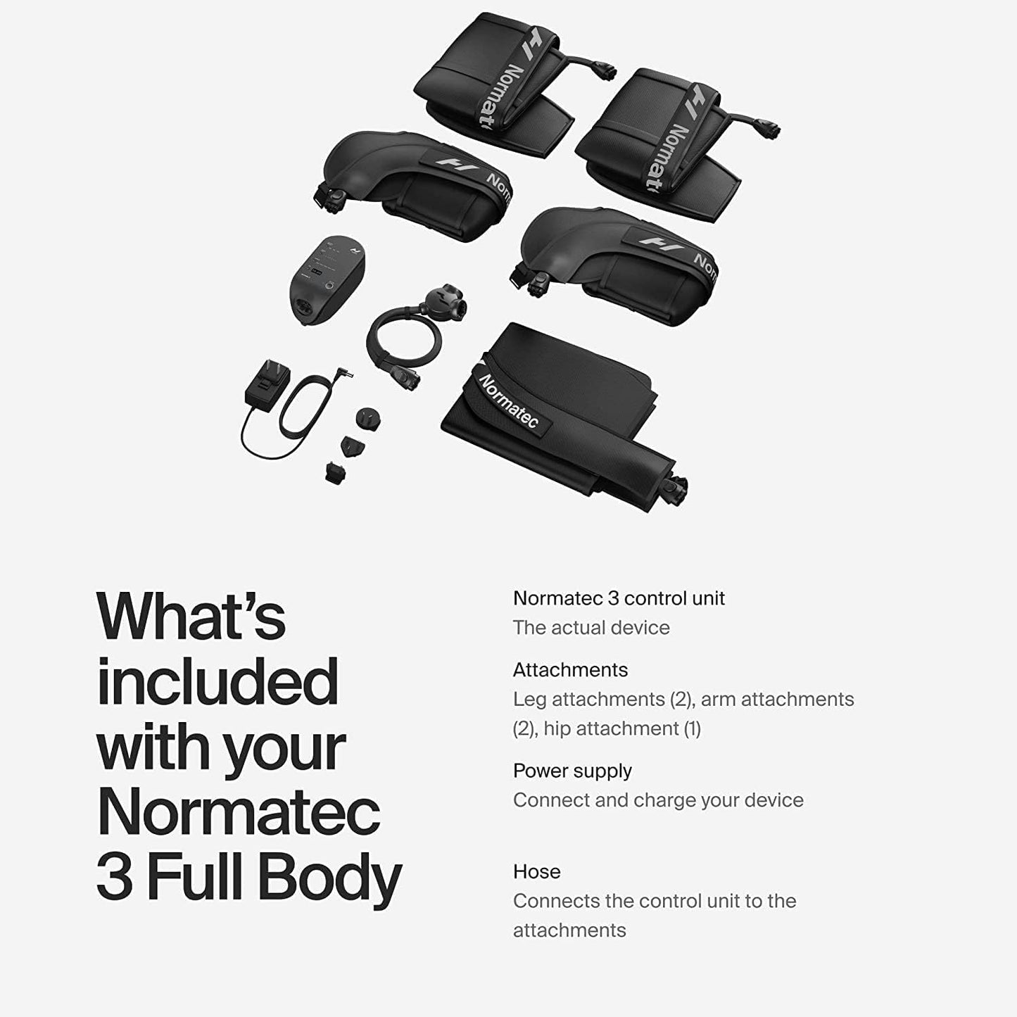 Hyperice Normatec 3 Legs Compression Boots Full Leg Recovery Size Standard | Relieve Muscle Aches Pain | Reduce Tension Swelling | 7 levels | Increase Circulation | ZoneBoost | FSA-HSA Eligible | TSA