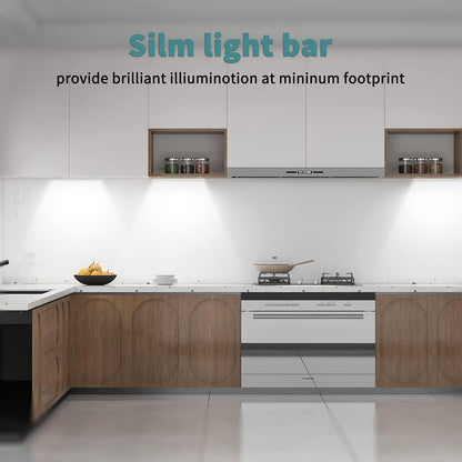 Motion Sensor Cabinet Lighting, 4500K Daylight, 3 Pack 12 inch Linkable