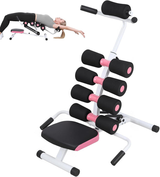 YOXIER Inversion Table, Inversion Tables for Back Pain, Heavy-Duty Steel Frame Spine Decompression, Spinal Decompression Machine with 350lbs Capacity, Compact Foldable, Ideal for Home and Gym Use