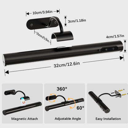 Hapfish Motion Sensor Battery Operated Wall Sconce,Wireless Picture Lights
