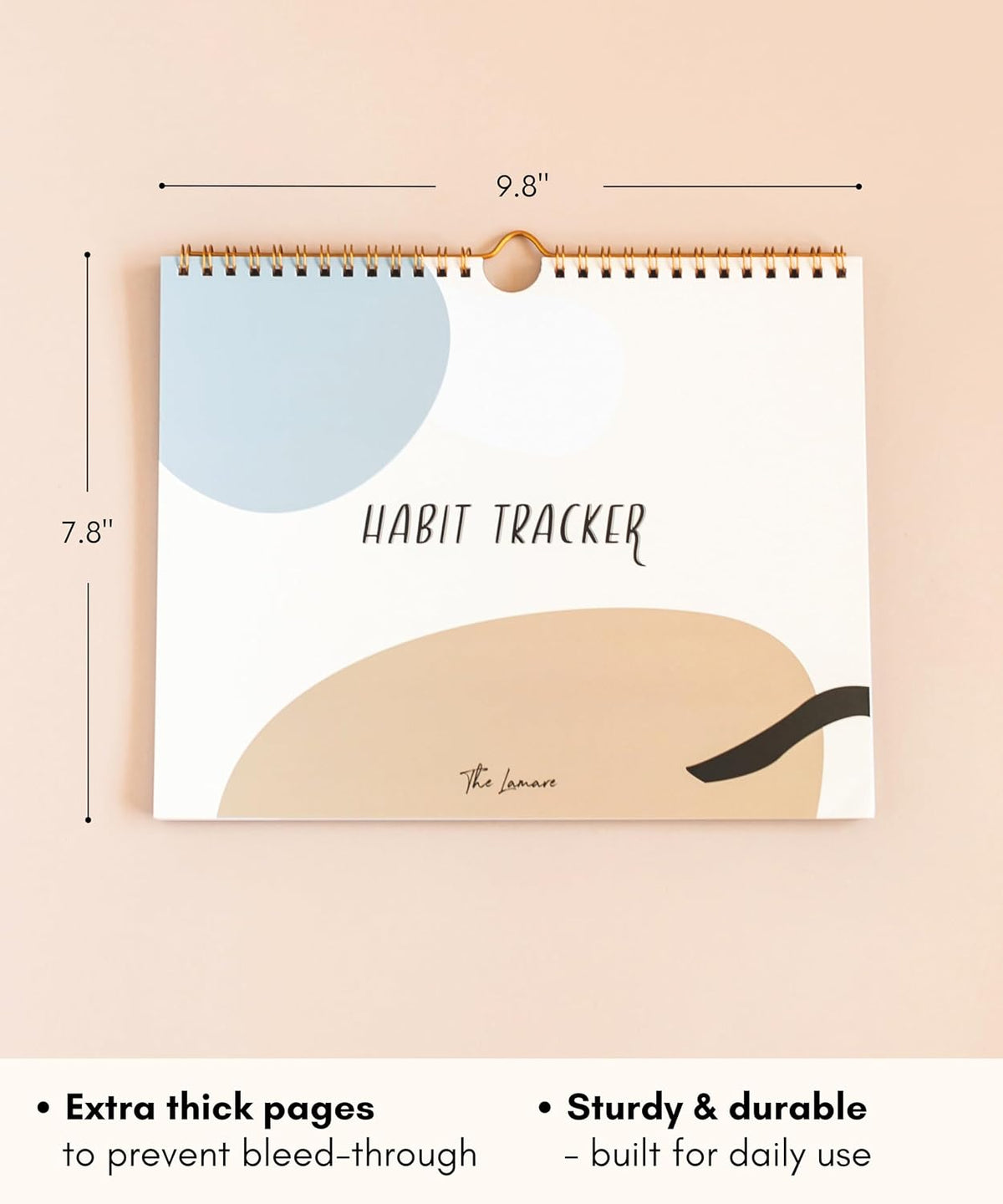 Lamare Habit Tracker Calendar 2026 – Premium Daily Habit Tracker Journal